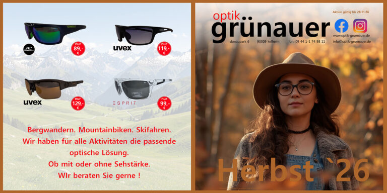 Herbst 2026 Bergwandern, Mountainbiken Skifahren…